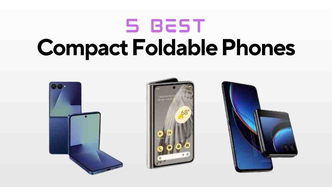 compact foldable phone with flex hinge