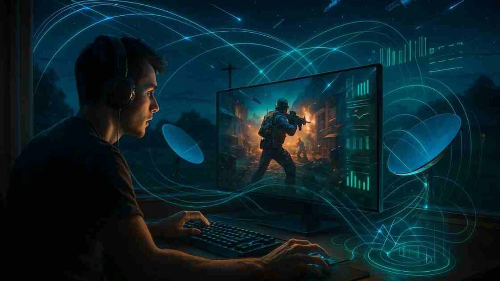 Split-Screen Esports Jitter Comparison