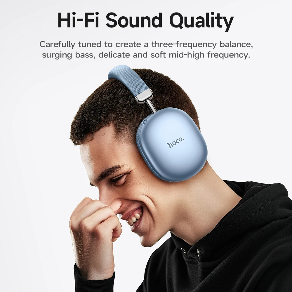 HOCO W35 Max Wireless Headphones – Power Meets Play in Full Color - Image 3