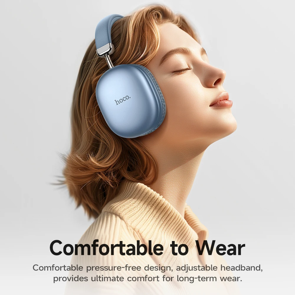 HOCO W35 Max Wireless Headphones – Power Meets Play in Full Color - Image 4