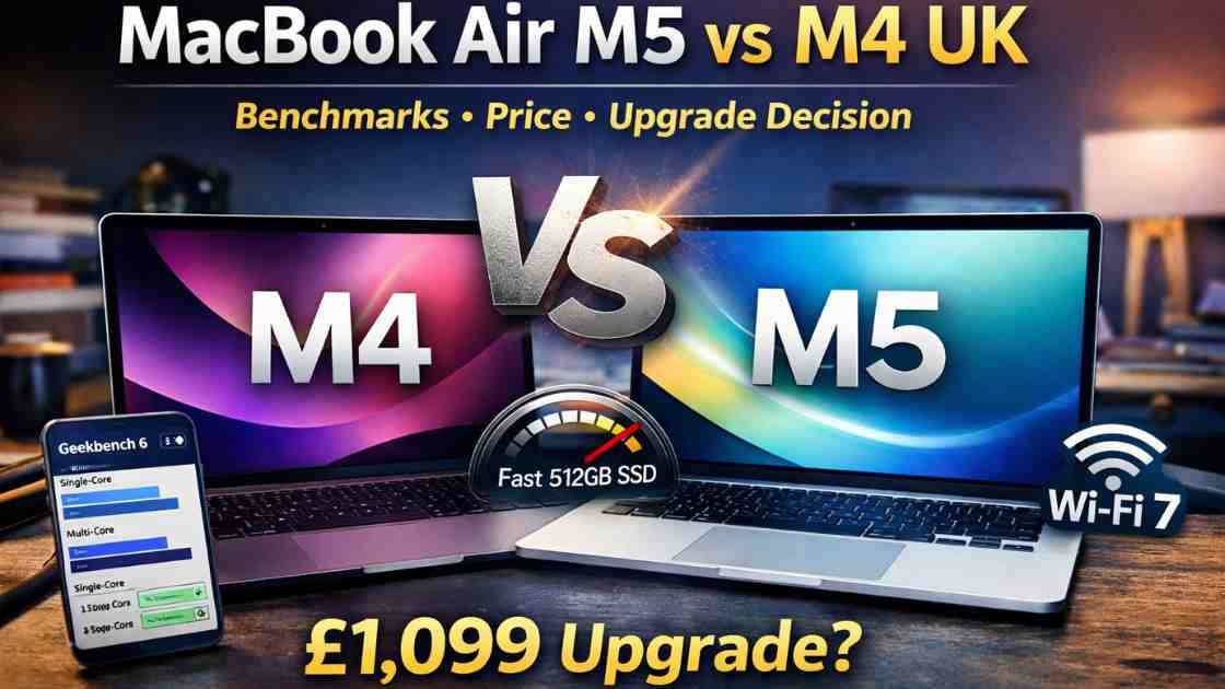 MacBook Air M5 vs M4 UK